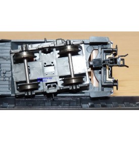 RÖWA 2304 wagon plat chargé de 2 conteneurs LESAGE  DB BO 