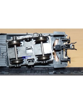 RÖWA 2304 wagon plat chargé de 2 conteneurs LESAGE  DB BO 