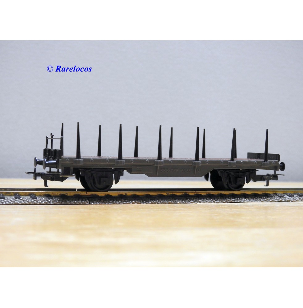 REE MODELES - réf WB 543 : 2 wagons ranchers - EST - état neuf BO