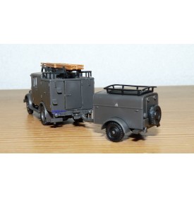 ROCO Minitanks 369, camion et motopompe MERCEDES BENZ L 1500 SLF8  Neuf BO 1/87 HO
