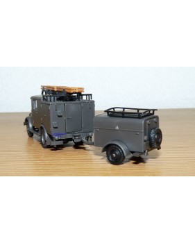 ROCO Minitanks 369, camion et motopompe MERCEDES BENZ L 1500 SLF8  Neuf BO 1/87 HO