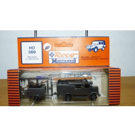 ROCO Minitanks 369, camion et motopompe MERCEDES BENZ L 1500 SLF8  Neuf BO 1/87 HO