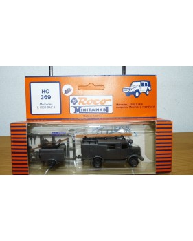 ROCO Minitanks 369, camion et motopompe MERCEDES BENZ L 1500 SLF8  Neuf BO 1/87 HO