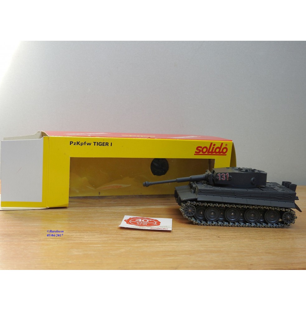 SOLIDO MILITAIRE WW2 char lourd Allemand JAGDPANTHER Ausf G avec