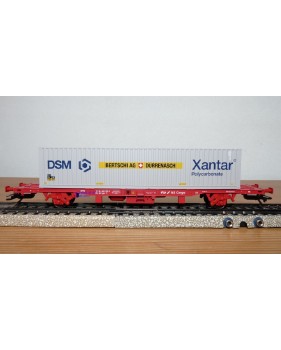 Märklin 47701,  wagon porte conteneur type Lgins 570 NS Cargo BO