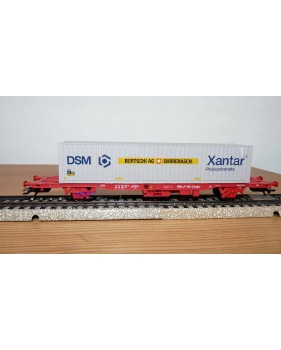 Märklin 47701,  wagon porte conteneur type Lgins 570 NS Cargo BO