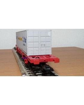 Märklin métal 4617 Wagon surbaissé EVS DB BO