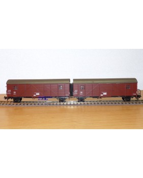 ROCO 4328,  couplage wagons couverts Gllmehs 37 DB BO