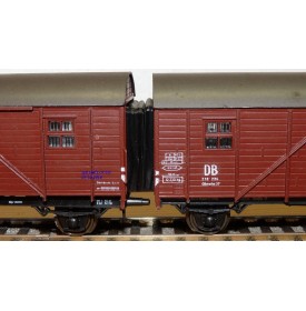 ROCO 4328,  couplage wagons couverts Gllmehs 37 DB BO