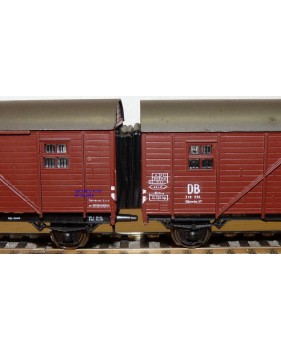 ROCO 4328,  couplage wagons couverts Gllmehs 37 DB BO