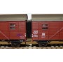 ROCO 4328,  couplage wagons couverts Gllmehs 37 DB BO