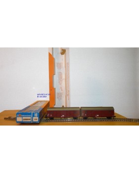 ROCO 4328,  couplage wagons couverts Gllmehs 37 DB BO