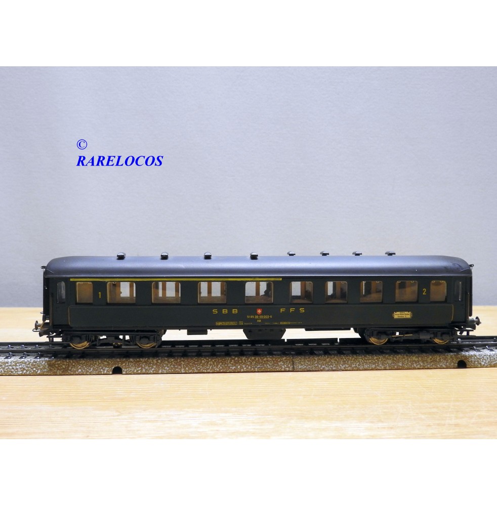 Voiture OCEM RA mixte 1ère et 2ème classe, Ep. III, SNCF - HJ4074 - Jouef - Voitures voyageurs