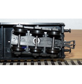 LILIPUT 212K, wagon plat pour charges lourdes type SSym 46 chargé d'une caisse en bois DB  BO