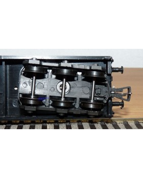 LILIPUT 212K, wagon plat pour charges lourdes type SSym 46 chargé d'une caisse en bois DB  BO