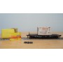 LILIPUT 212K, wagon plat pour charges lourdes type SSym 46 chargé d'une caisse en bois DB  BO