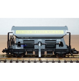 FLEISCHMANN  8511,  wagon trémie à déchargement auromatique  fonctionnel  ALKAG Ag Basel  SBB  BO  N