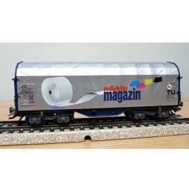 Märklin 47201 / 2001701, wagon bâché type Shimmns-tu718 Märklin Magazin 2001 DB  AG BO
