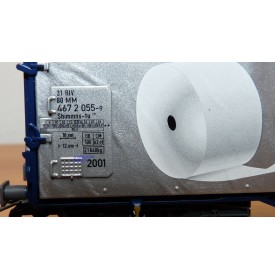 Märklin 47201 / 2001701, wagon bâché type Shimmns-tu718 Märklin Magazin 2001 DB  AG BO