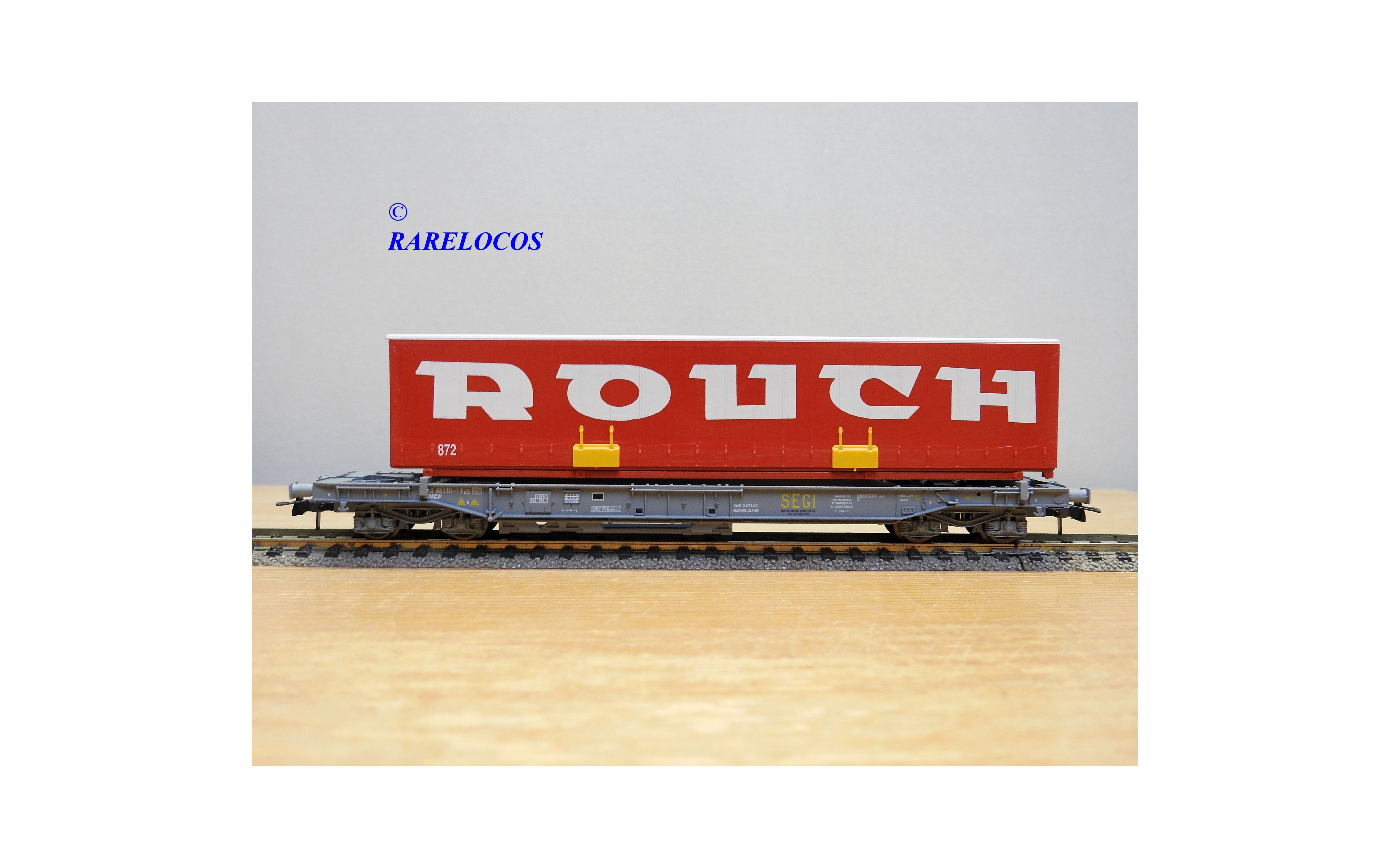 Wagon Kangourou Roco 46363 Avec Caisses BECK BOISSONS - HO - Neuf