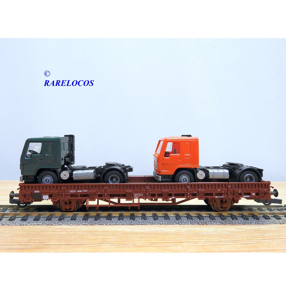 ROCO WAGON PLAT à ranchers long avec guérite 46491 NEUF EUR 35,00