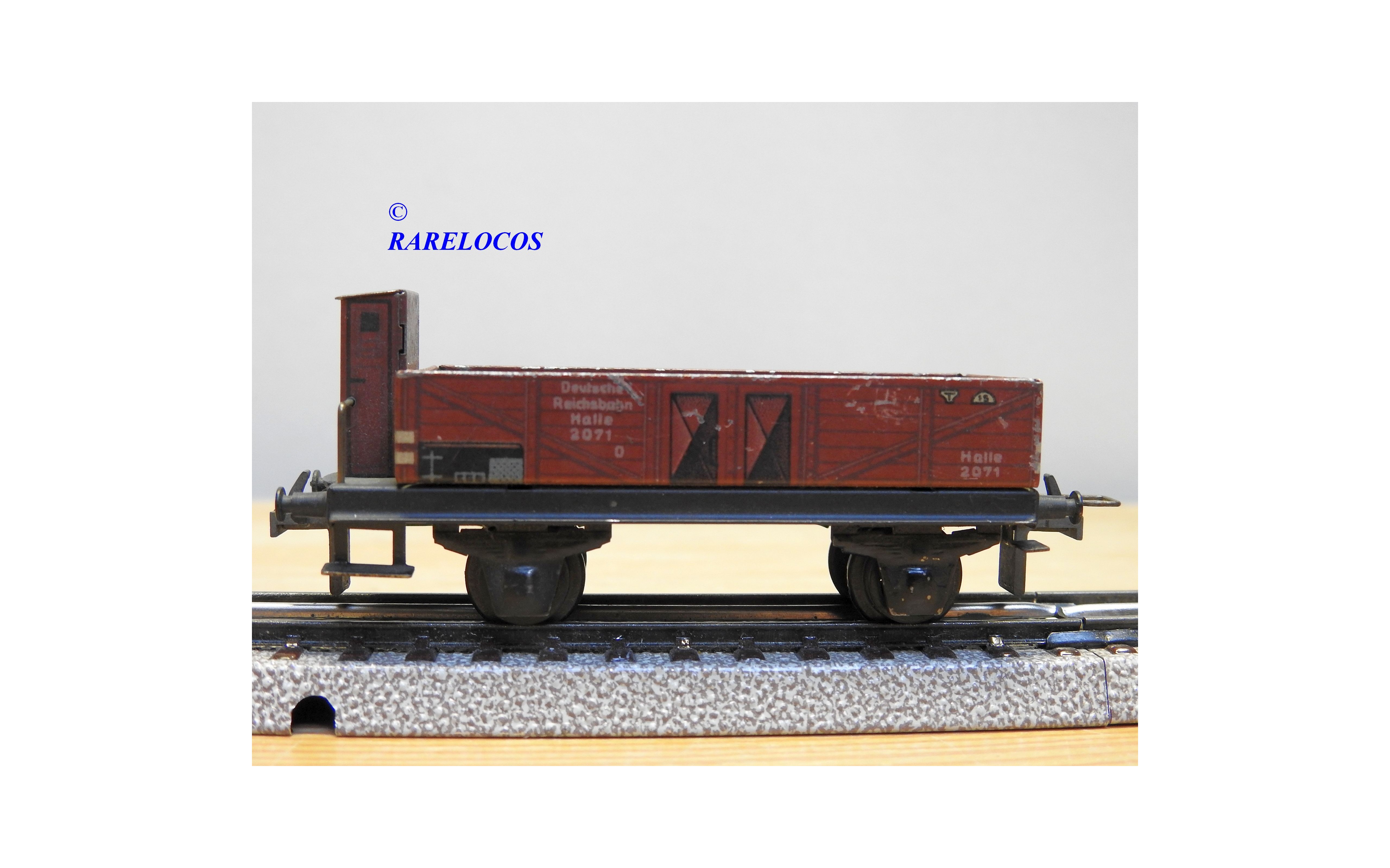 Wagon Tombereau Trix Express Métal HO 1/87 - Occasion Allemagne