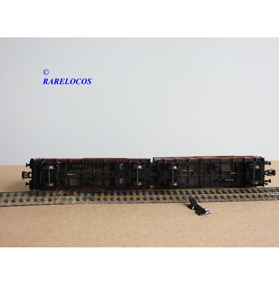 Couplage De Wagons à Ballast R37 HO - PLM, EP II, Neuf En Boîte