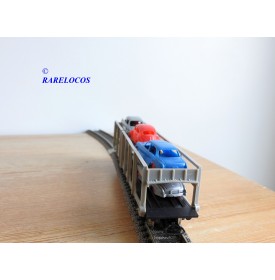 Wagon Porte-autos HZF Deux Essieux VB Réf 67 – SNCF (occasion)