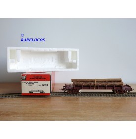 Wagon Plat à Ranchers Jouef SNCB 677800 – Échelle HO – Neuf