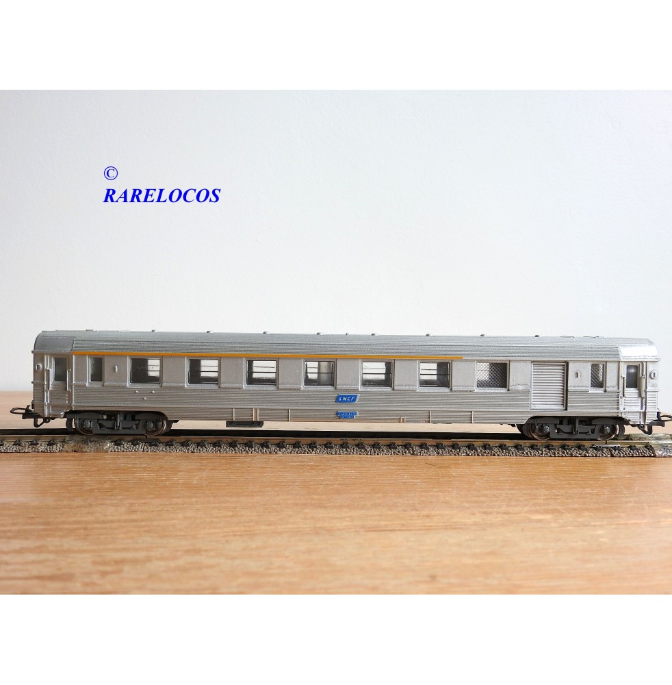 Wagon Jouef 468 - Voiture Inox Long - Avec Boîte D'origine - Occasion