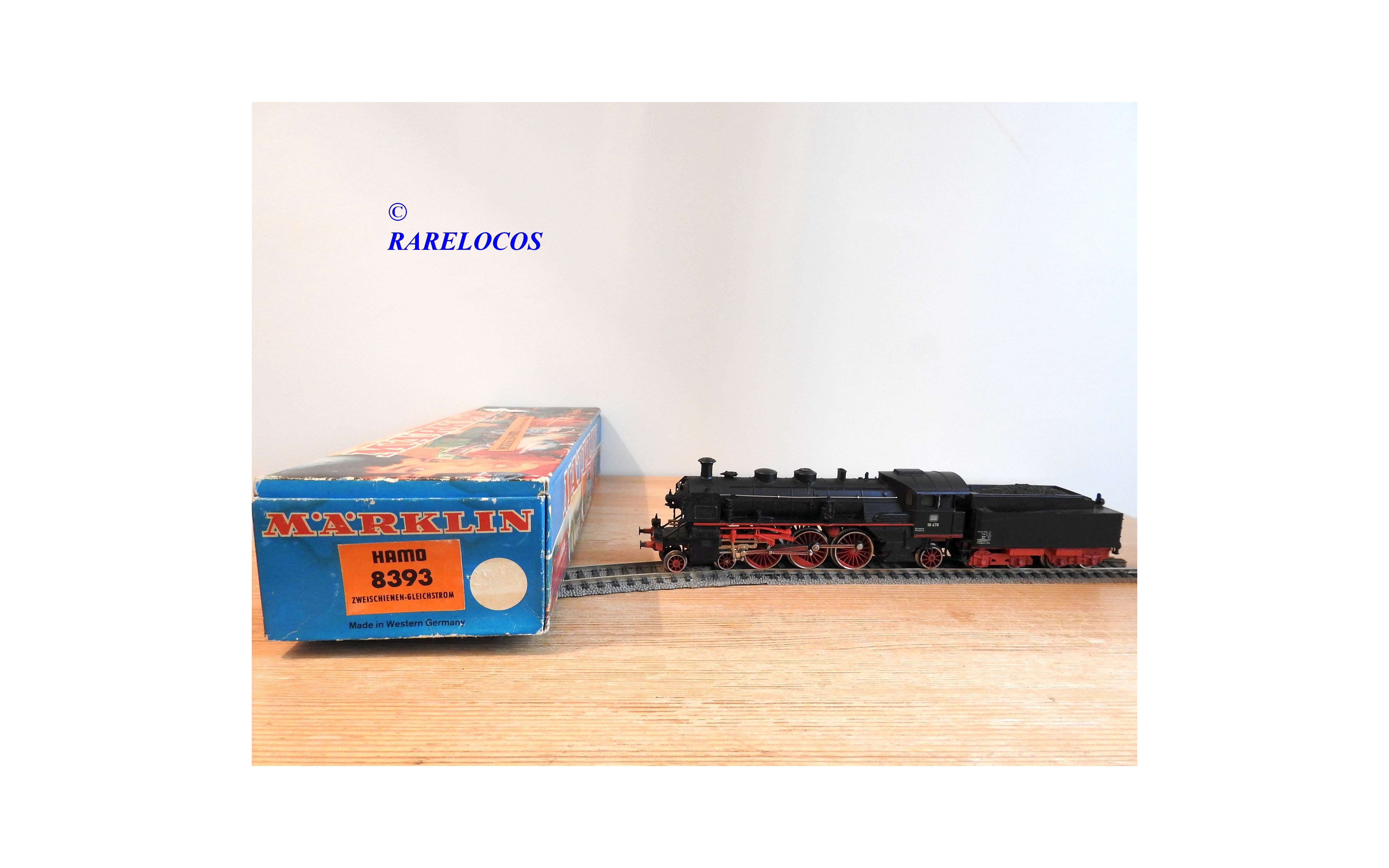 Märklin H0 - Locomotive Vapeur 8393 BR 18 478 DB - Époque 3 - Analogique - Bon état