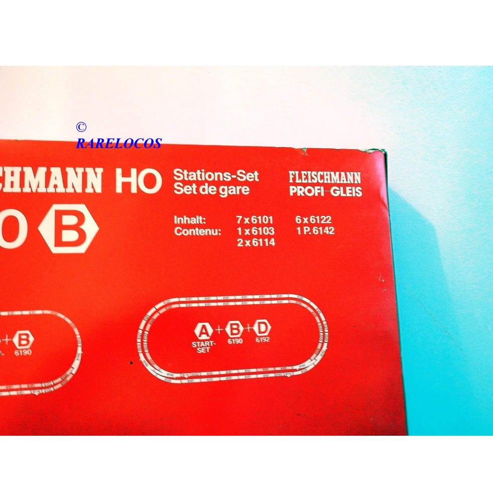 Fleischmann H0 - 6373 - Coffret - Start set A+B avec train