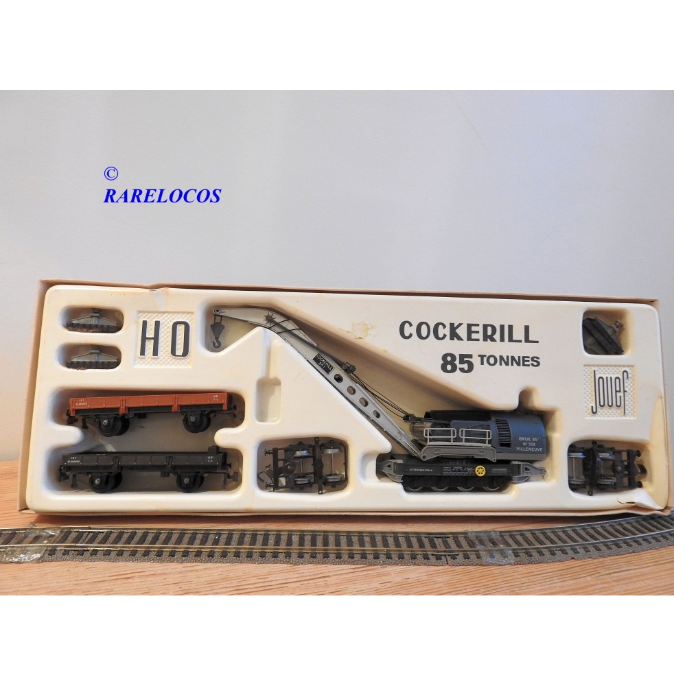 Jouef grue 85 T Cockerill Ref 6963 - La patine des trains