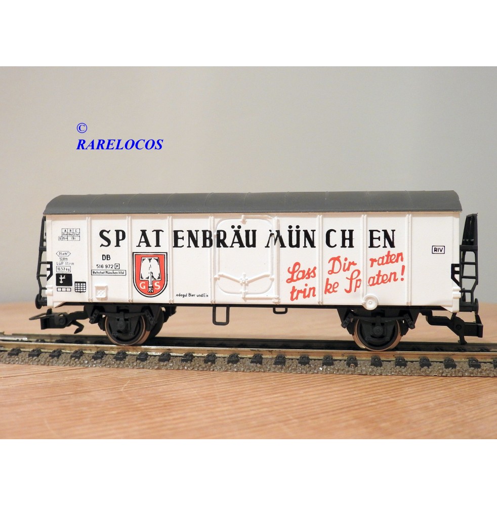 Wagon Rivarossi – Réfrigérant à Bière FS WÜHRER – Échelle HO 1/87 – Italie – Occasion