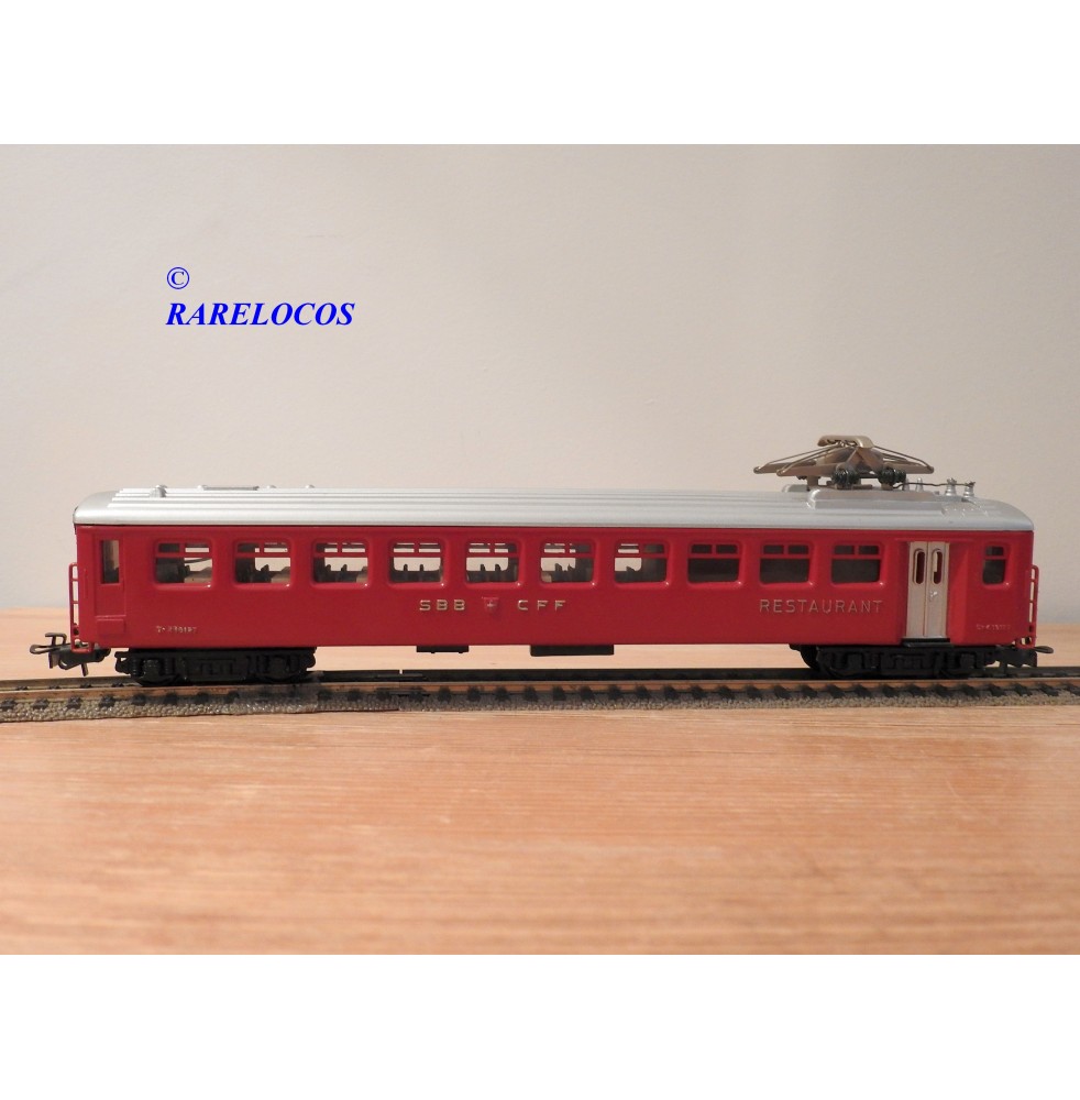 Motrice 510 SBB HAG train éch 0-alimentation pantographe & frotteur fonctionnels