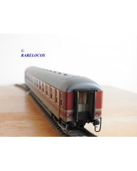 Voiture Couchettes 2e Classe Type X 68 Rouge - ACME 16006/205.2 - Échelle HO - NEUF Et RARE