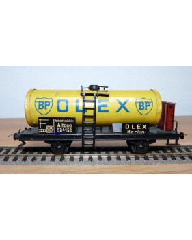 TRIX EXPRESS  20 / 78 O, grand wagon citerne à guérite BP OLEX DR