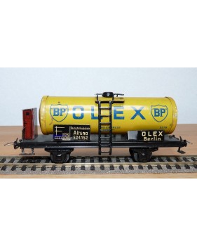 TRIX EXPRESS  20 / 78 O, grand wagon citerne à guérite BP OLEX DR