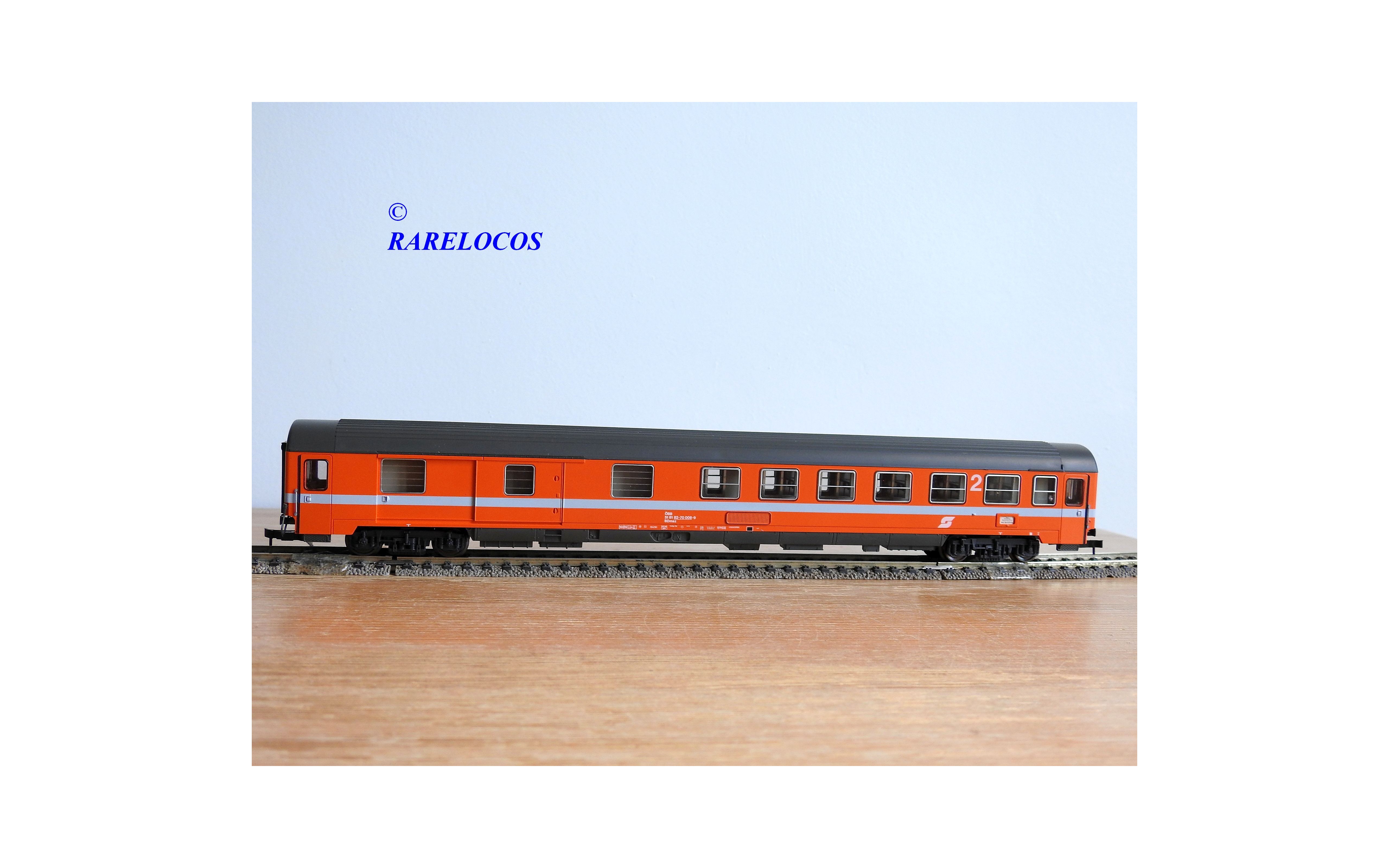 Roco Voiture Mixte 1ère/2nde Classe DB - Ep IV - HO 1/87 - Bleu/Crème - Occasion