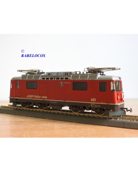 Bemo HOm H0m 1/87 MOB GDe 4/4 6004 et 2 voitures - Modélisme