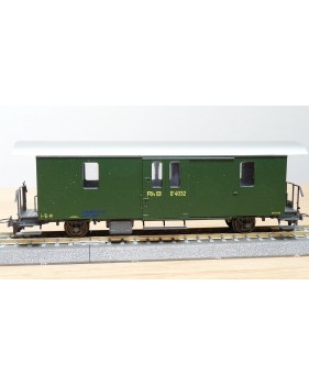 Voiture métallique à portes centrales AB 1157 Rhb BO