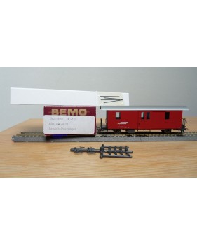 BEMO 3265 128, fourgon à bagages postal  série D2  N°4038 RhB  BO