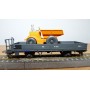 BEMO 2257 102, wagon plat type Kk N° Kk 7322 et dumper RhB  BO