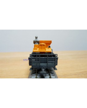 BEMO 2257 102, wagon plat type Kk N° Kk 7322 et dumper RhB  BO