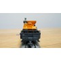 BEMO 2257 102, wagon plat type Kk N° Kk 7322 et dumper RhB  BO
