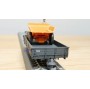 BEMO 2257 102, wagon plat type Kk N° Kk 7322 et dumper RhB  BO