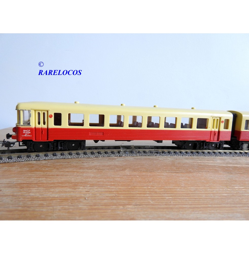 Autorail 425CV SNCF HO - Rame Complète Meccano Hornby Acho Réf 6370