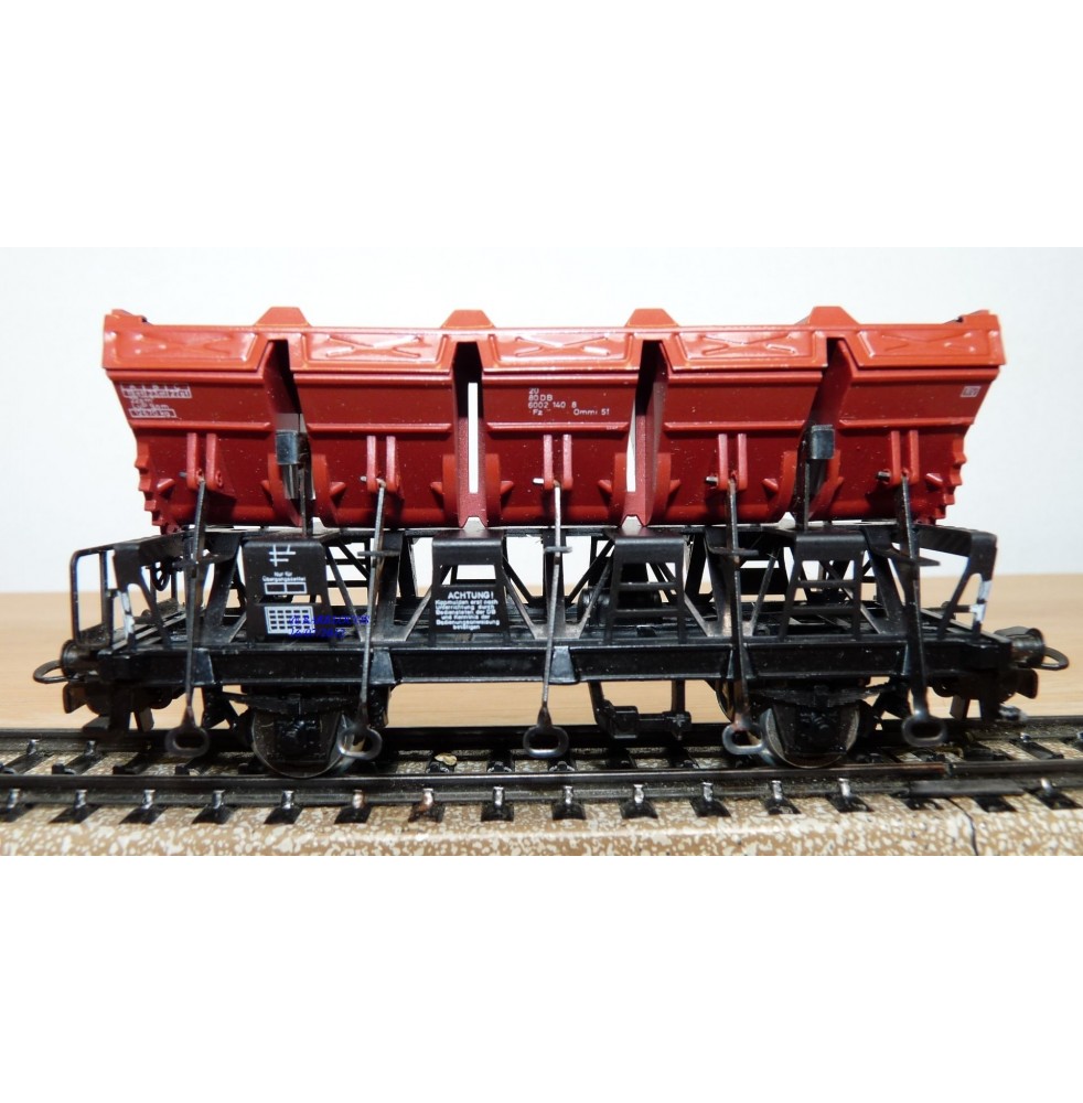 Märklin 48944 wagons plats type Bt 10 conteneurs à bière Königsbacher DB BO