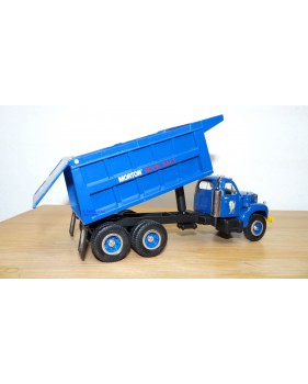 FIRST GEAR 19-2057, camion benne MACK B-61 MORTON ROCK SALT  1960 Neuf  BO 1/34