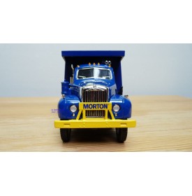 FIRST GEAR 19-2057, camion benne MACK B-61 MORTON ROCK SALT  1960 Neuf  BO 1/34
